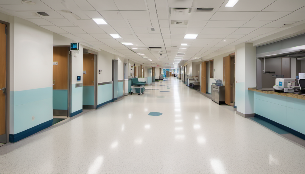 hospital commercial flooring